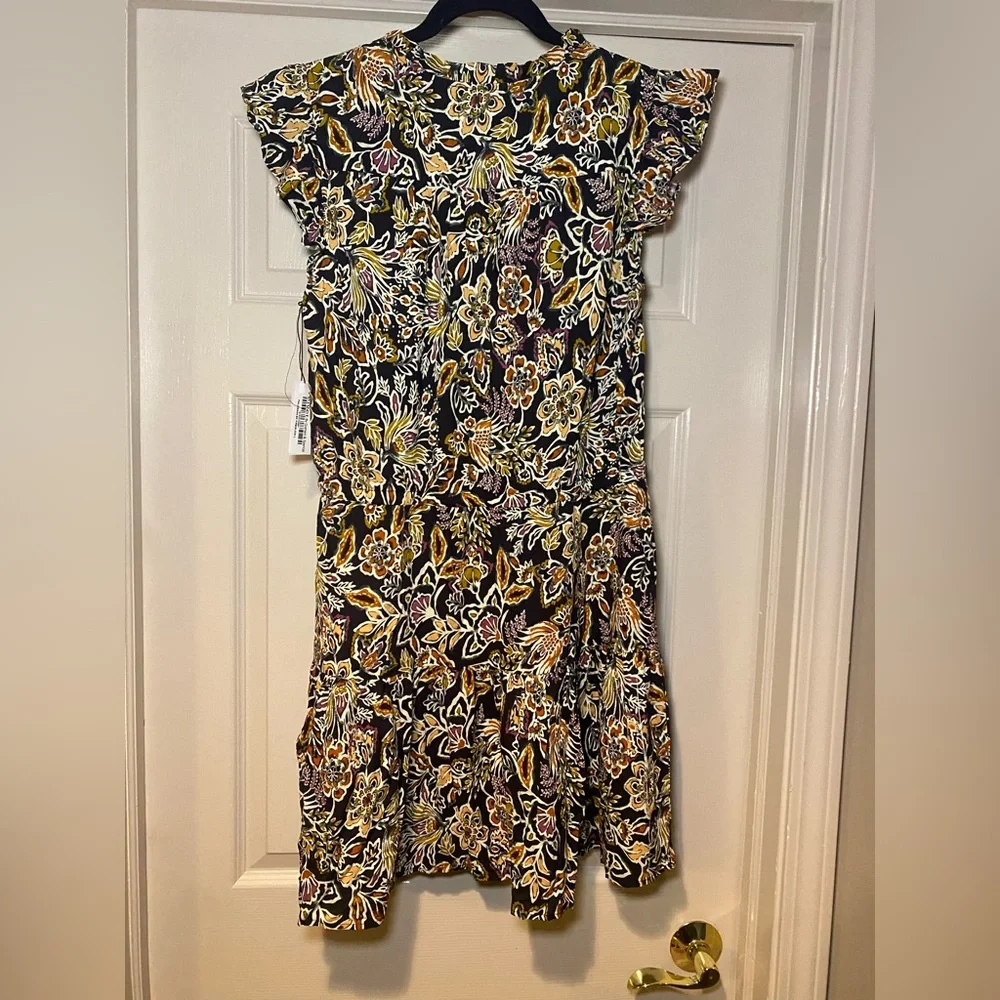 NWT Velvet by Graham & Spencer‎ Floral Fireglow Paloma Sleeveless Dress Summer